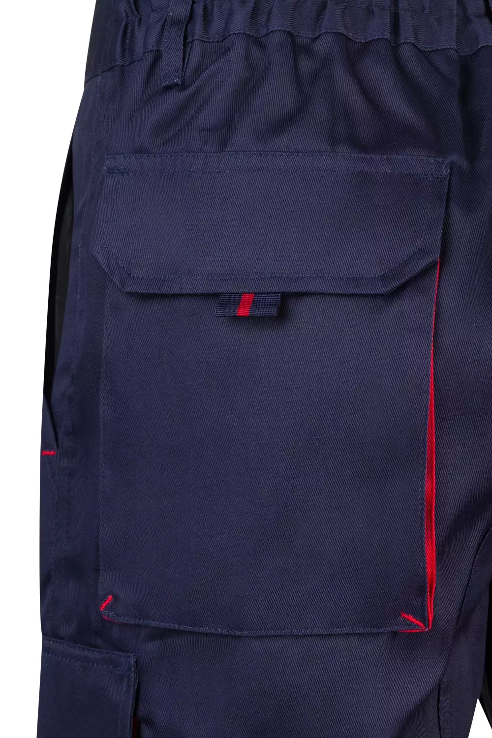 Velilla 103007-01-12, Arbeitsshorts, Marineblau/Rot, image 4