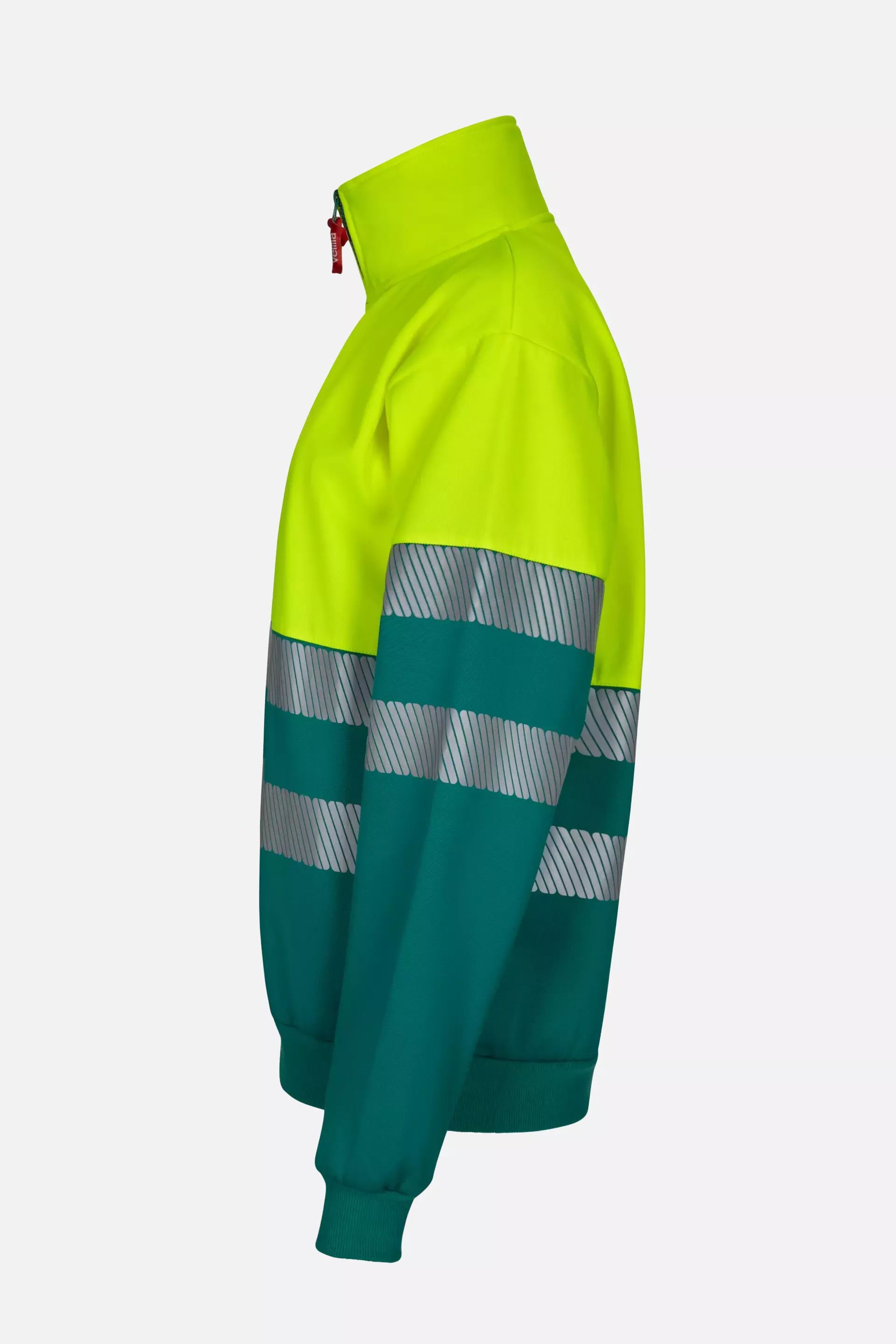 Velilla 305703-02-20, High-Vis Sweatshirt, Green/Hi-Vis Yellow, image 3