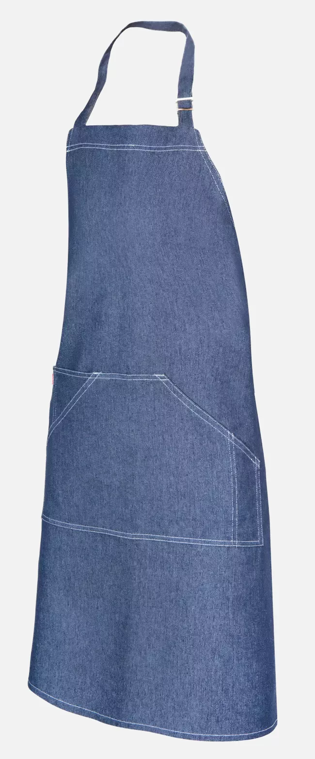 Velilla 404207-64, Work Apron, Dark Blue Denim, image 1