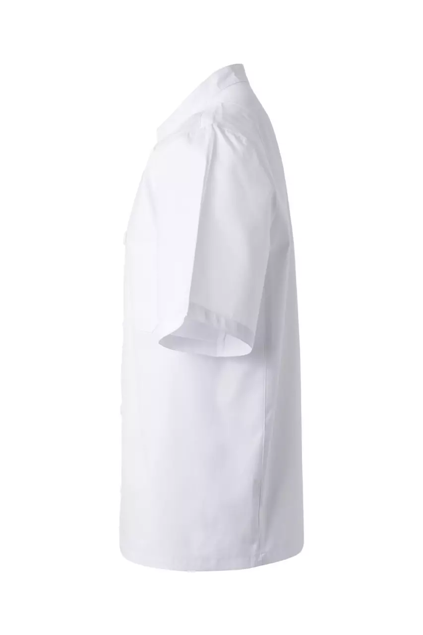 Velilla 432-07, Short-Sleeved Chef Jacket, White, image 3, gallery thumbnail