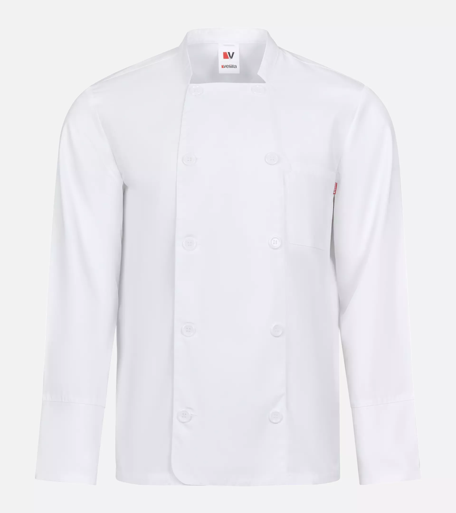 Velilla 434-07, Long Sleeved Chef Jacket, White, image 1