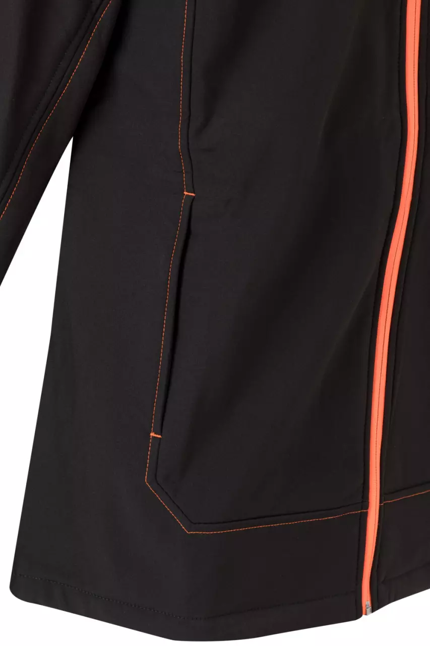 Velilla 206001-00-19, Work Jacket, Black/High-Vis Orange, image 7, gallery thumbnail