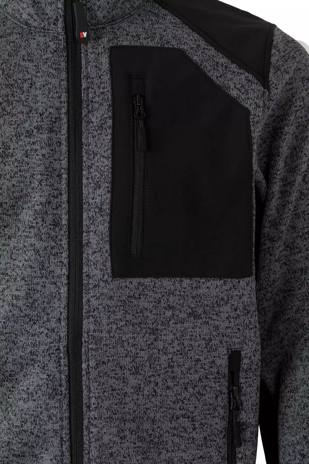 Velilla 206008-08-00, Work Jacket, Heather Grey/Black, image 2