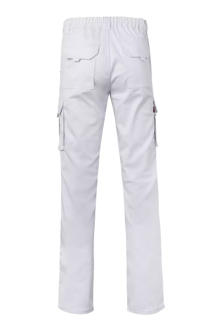Velilla 103005S-07, Work Trousers, White, image 3, gallery thumbnail