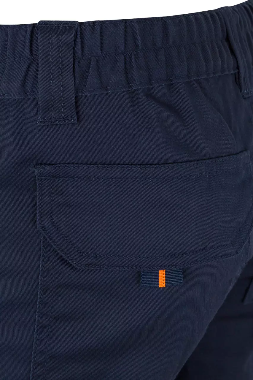Velilla 303002S-61-19, High-Vis Work Trousers, Navy Blue/Hi-Vis Orange, image 7, gallery thumbnail