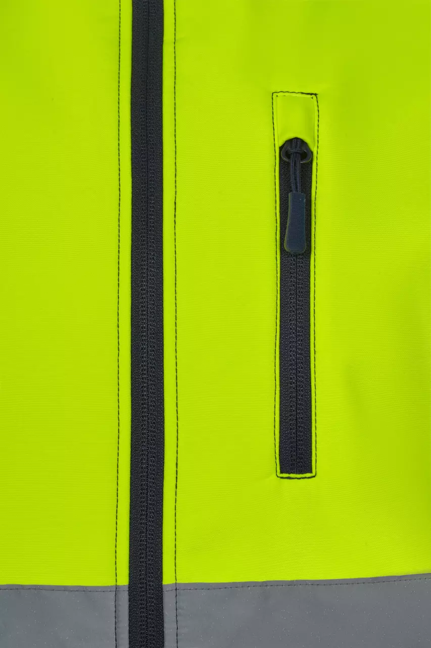 Velilla 305906-61-20, High-Vis Vest, Navy Blue/Hi-Vis Yellow, image 6, gallery thumbnail
