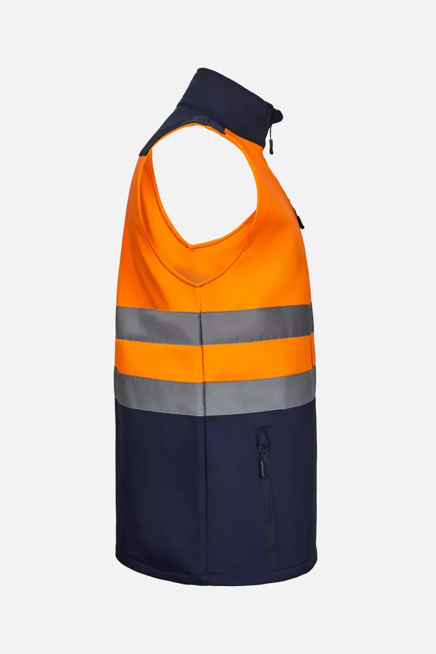 Velilla 305906-61-19, Warnschutzweste, Marineblau/Warnschutz-Orange, image 4, gallery thumbnail