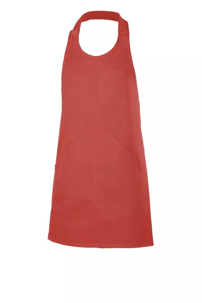 Velilla Work Apron, Coral Red