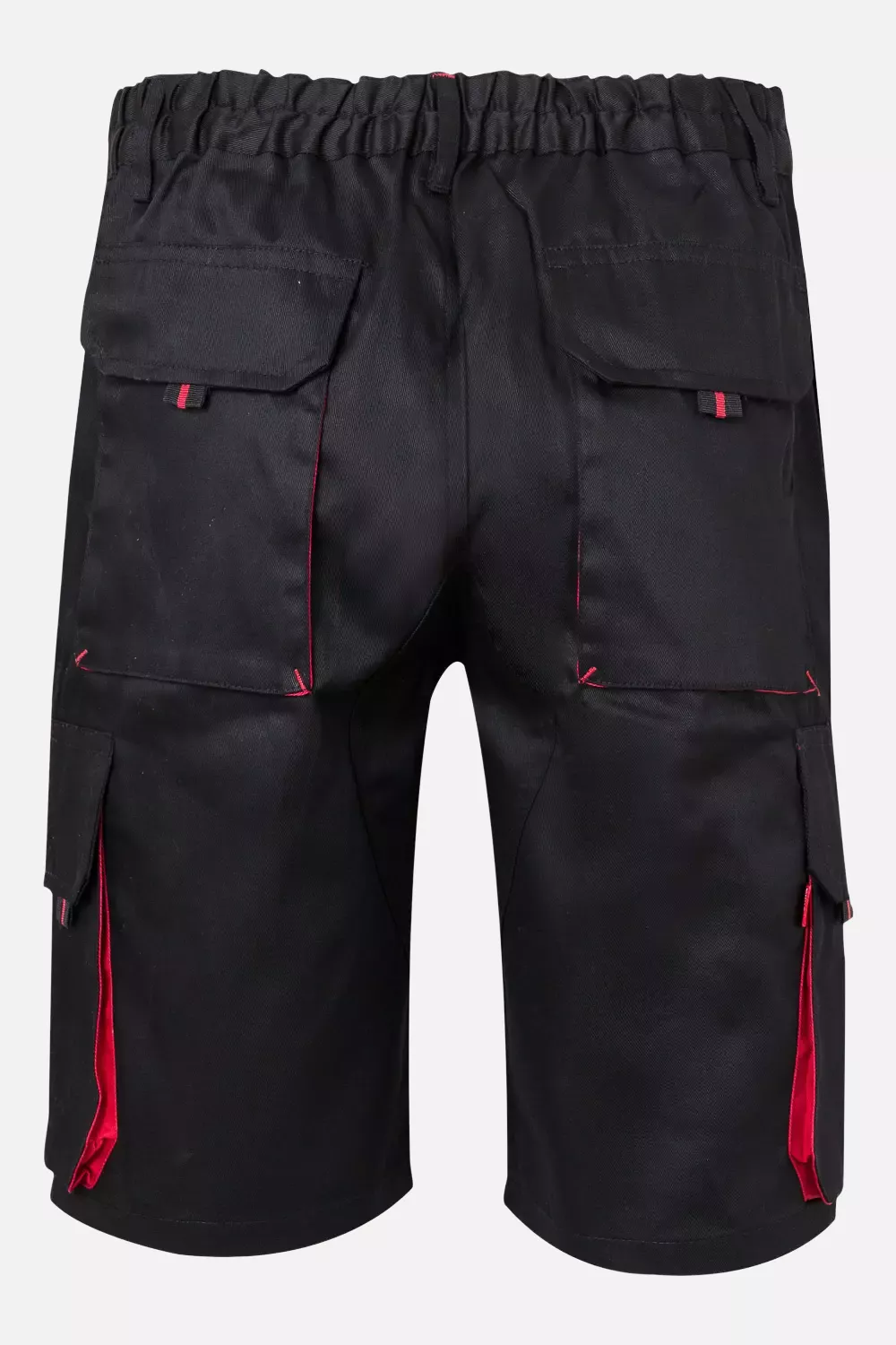 Velilla 103007-00-12, Work Shorts, Black/Red, image 2