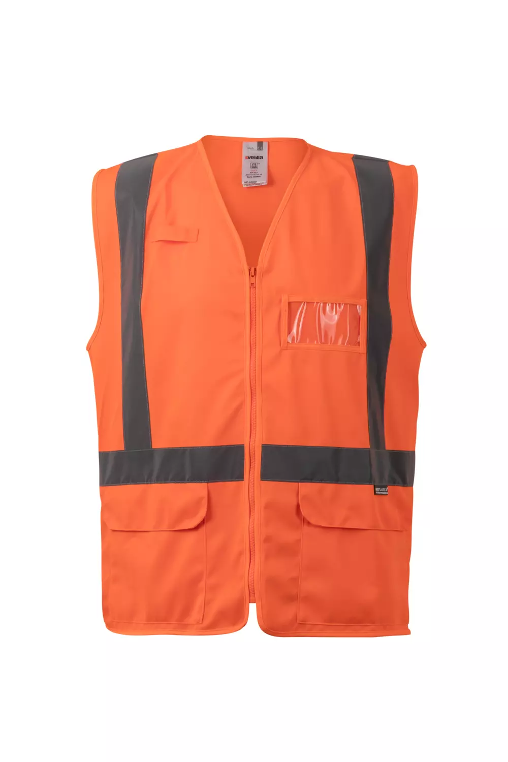 Velilla 305903-19, High-Vis Vest, Hi-Vis Orange