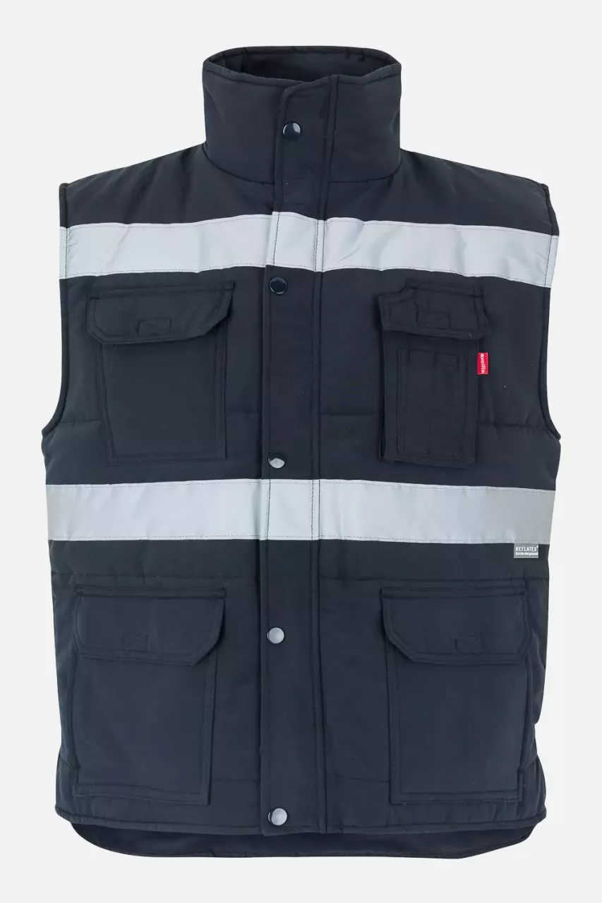 Velilla 205904-61, High-Vis Work Vest, Navy Blue, image 1, gallery thumbnail