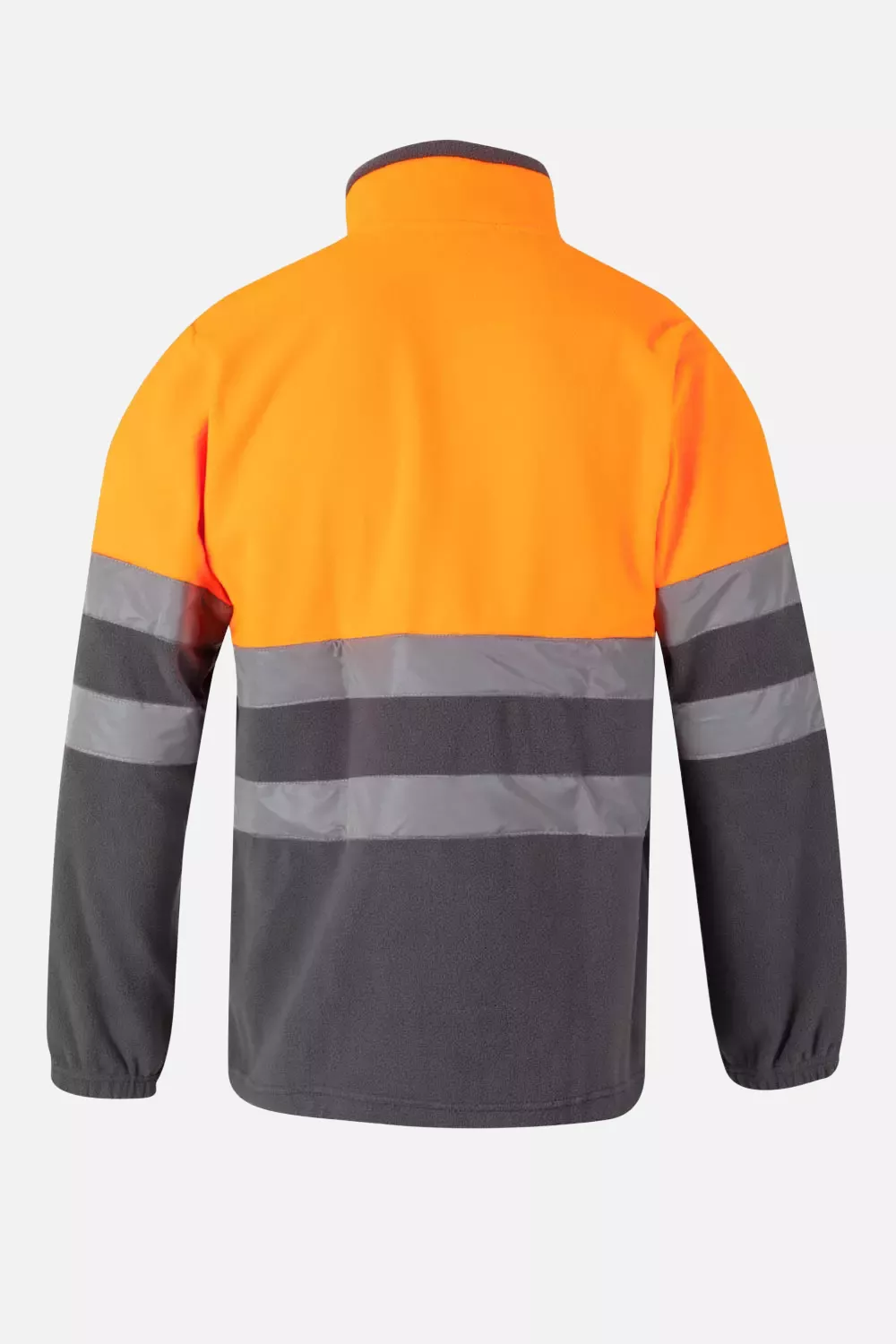 Velilla 0183-08-19-2, Warnschutz-Fleecejacke, Größe 4XL/5XL, Grau/Warnschutz-Orange, image 2