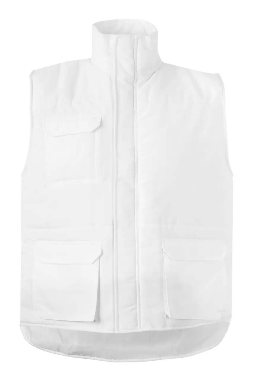 Velilla 205901-07, Padded Work Vest, White, image 1, gallery thumbnail