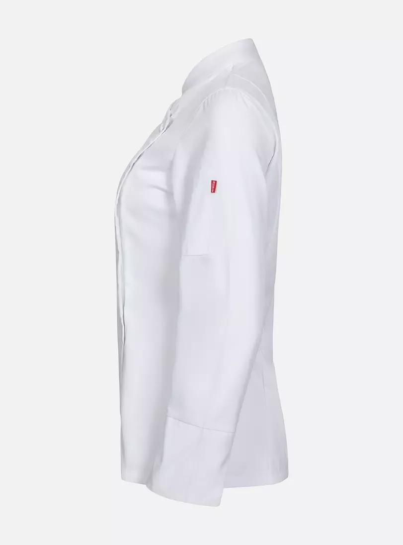 Velilla 405203TC-07, Long Sleeved Chef Jacket, White, image 3