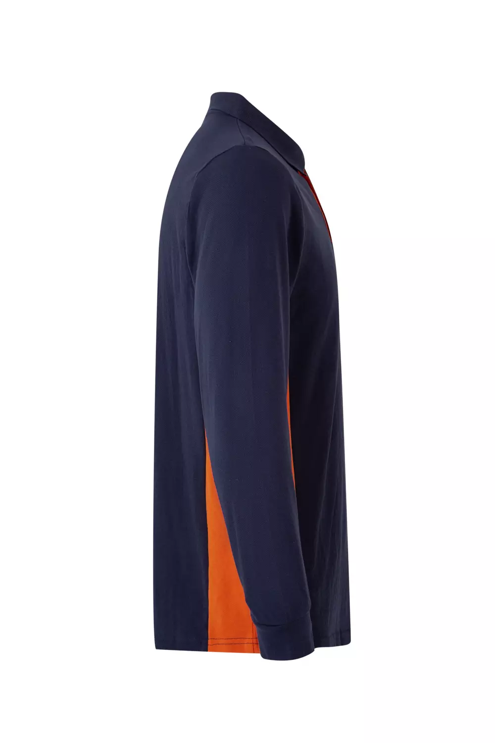 Velilla 105514-61-16, Long Sleeved Polo Shirt, Navy Blue/Orange, image 3