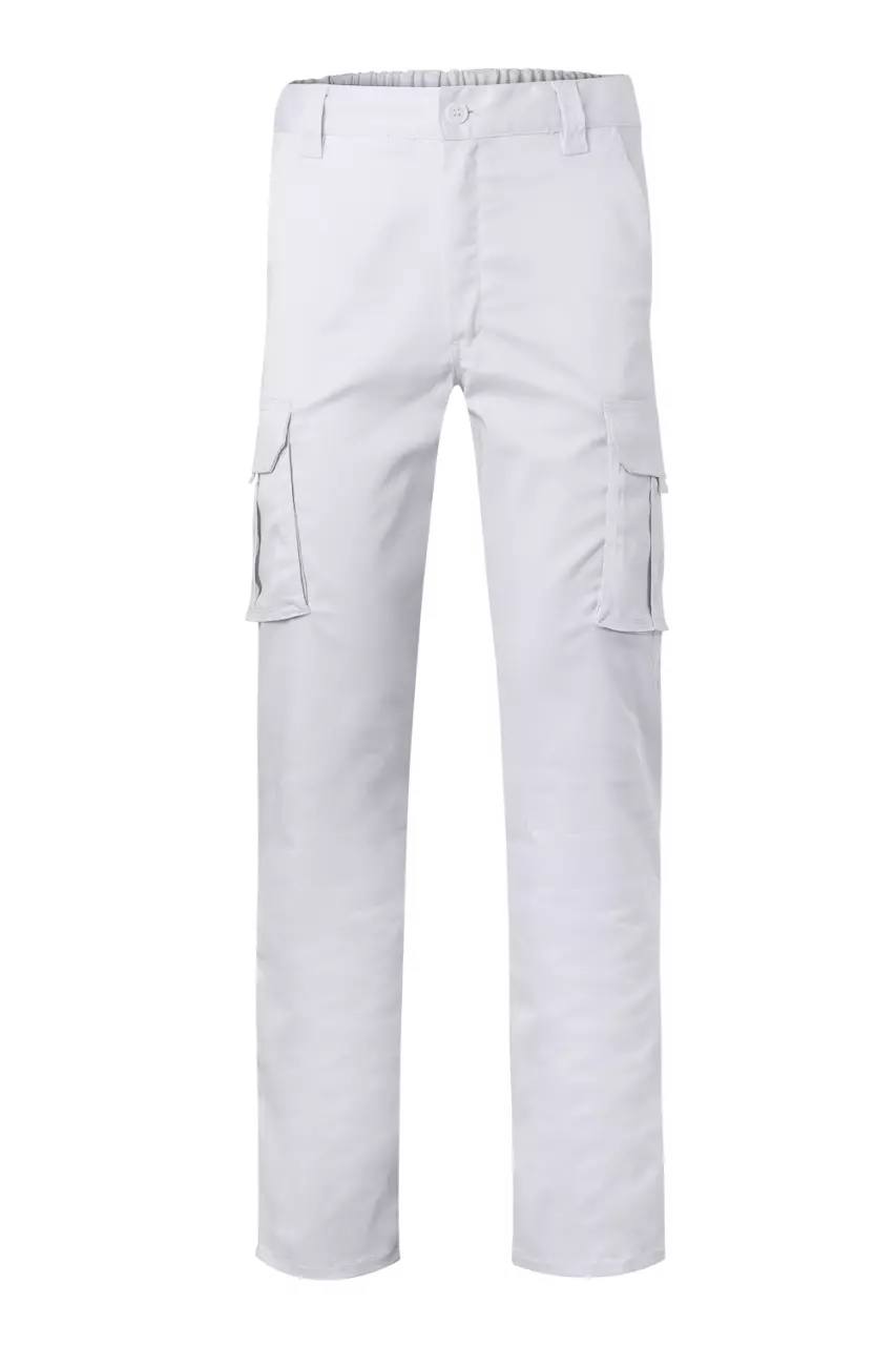 Velilla 103005S-07, Work Trousers, White, image 1, gallery thumbnail