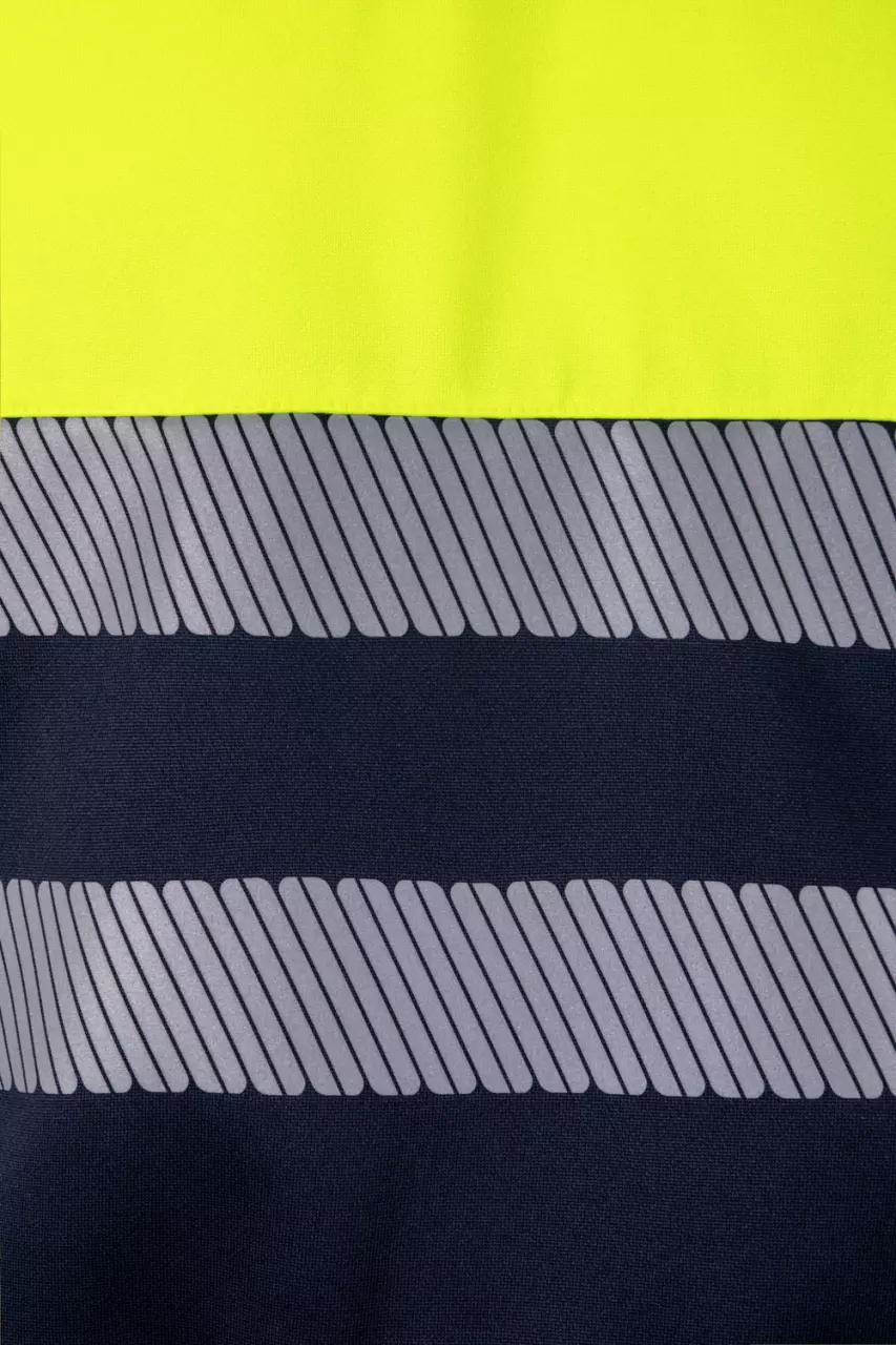 Velilla 305703-61-20, High-Vis Sweatshirt, Navy Blue/Hi-Vis Yellow, image 2, gallery thumbnail