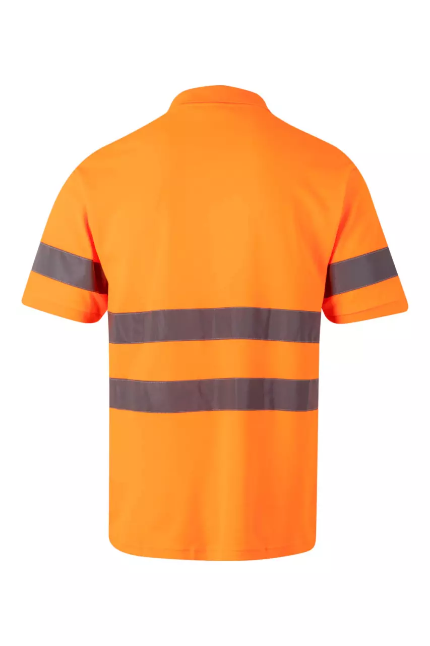 Velilla 305512-19-2, Warnschutz-Kurzarm-Poloshirt, Größe 4XL/5XL, Warnschutz-Orange, image 6, gallery thumbnail