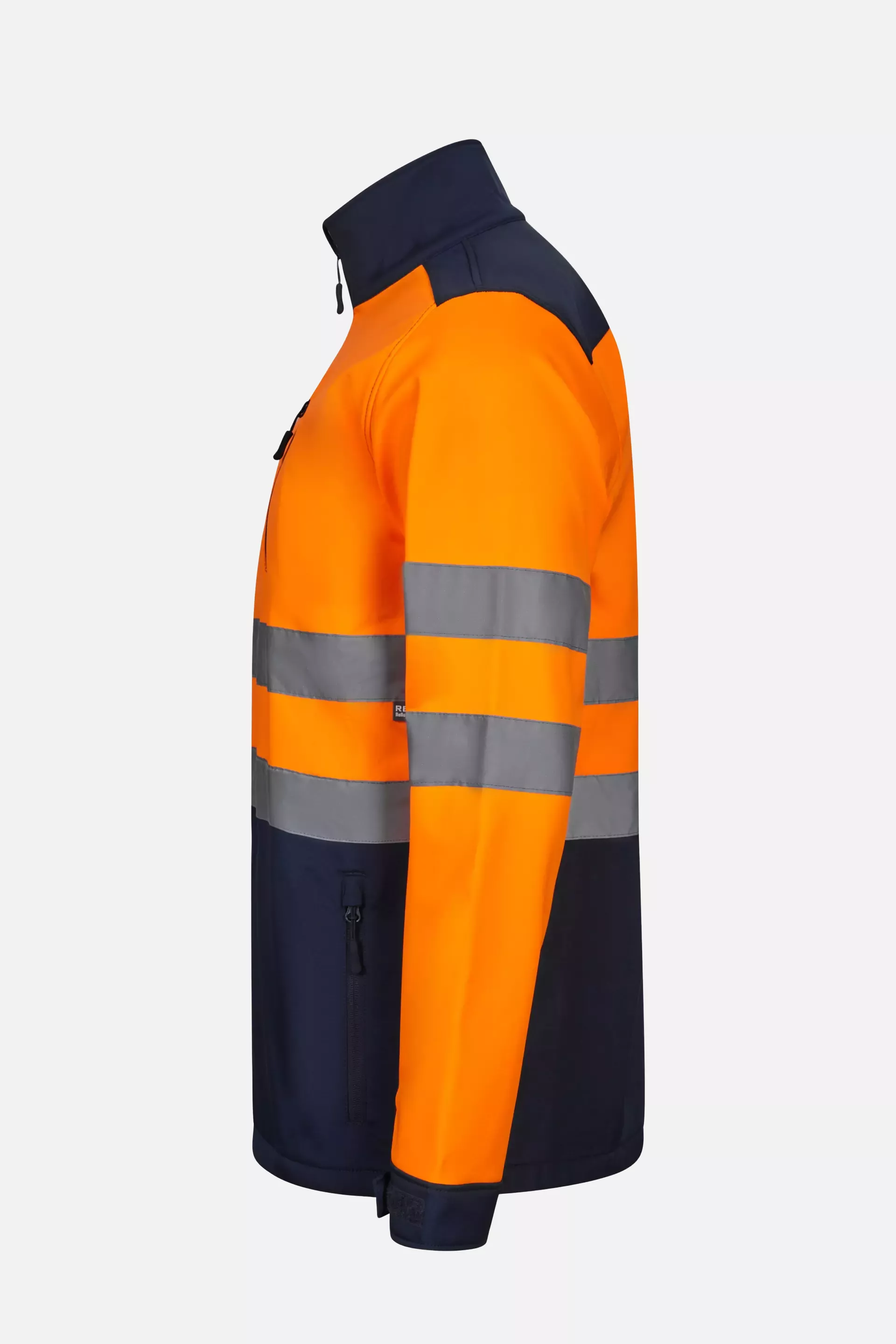 Velilla 306006-61-19-2, High-Vis Jacket, Size 4XL/5XL, Navy Blue/Hi-Vis Orange, image 2