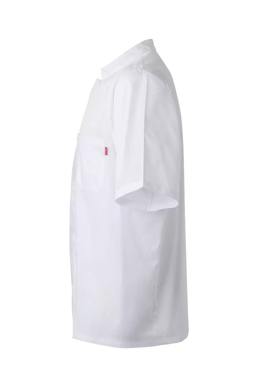Velilla 405201-07, Short-Sleeved Chef Jacket, White, image 4, gallery thumbnail