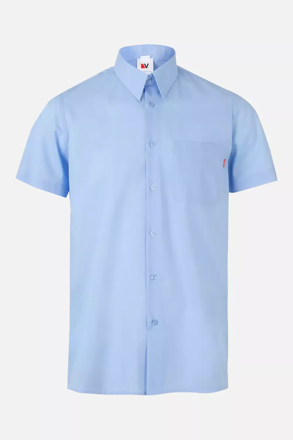 Velilla 531-05, Short-Sleeved Work Shirt, Sky Blue, image 1