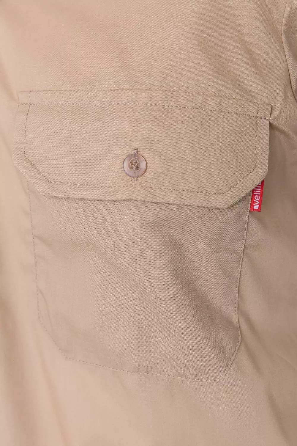 Velilla 530-06, Langarm-Arbeitshemd, Beige, image 4