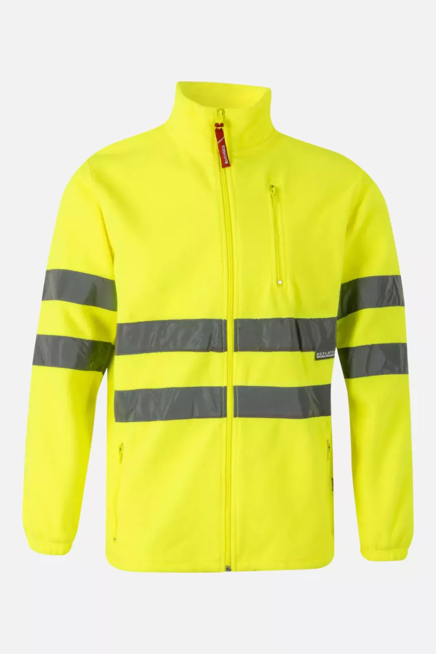 Velilla 181-20-2, High-Vis Fleece Jacket, Size 4XL/5XL, Hi-Vis Yellow, image 1, gallery thumbnail