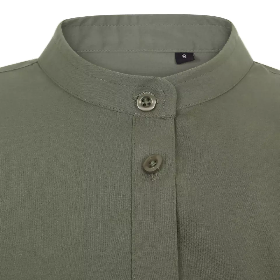 Velilla 405015S-35, Langarm-Arbeitshemd mit Stehkragen, Helloliv, image 2, gallery thumbnail