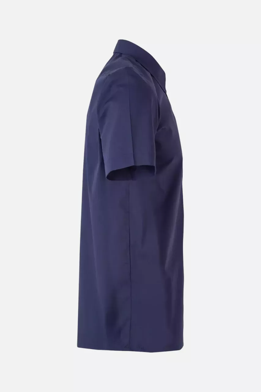 Velilla 531-01, Short-Sleeved Work Shirt, Marine Blue, image 3, gallery thumbnail