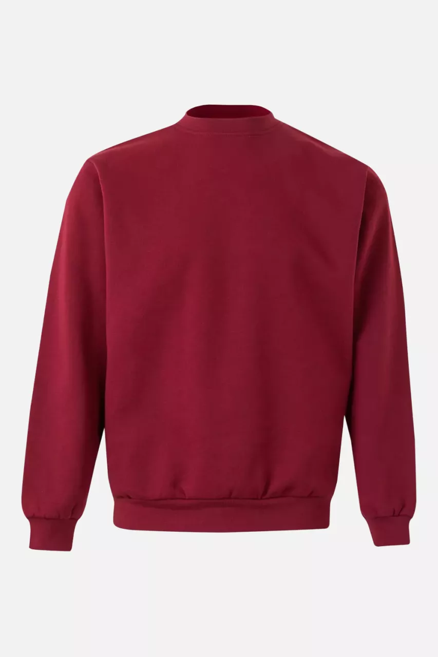 Velilla 105701-18, Work Sweatshirt, Maroon, image 1, gallery thumbnail