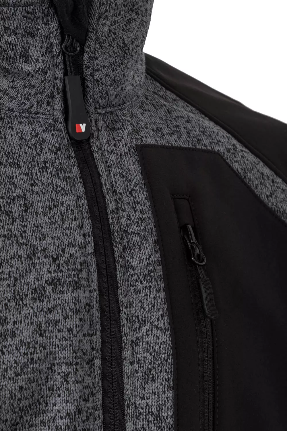 Velilla 206008-08-00, Work Jacket, Heather Grey/Black, image 4