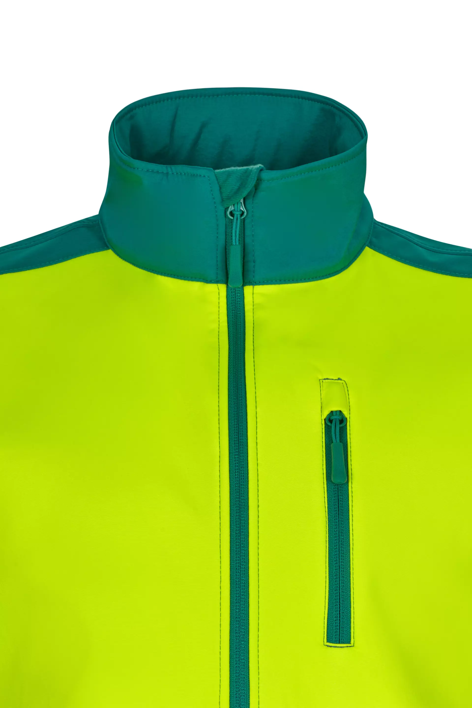 Velilla 305906-02-20, High-Vis Vest, Green/Hi-Vis Yellow, image 3