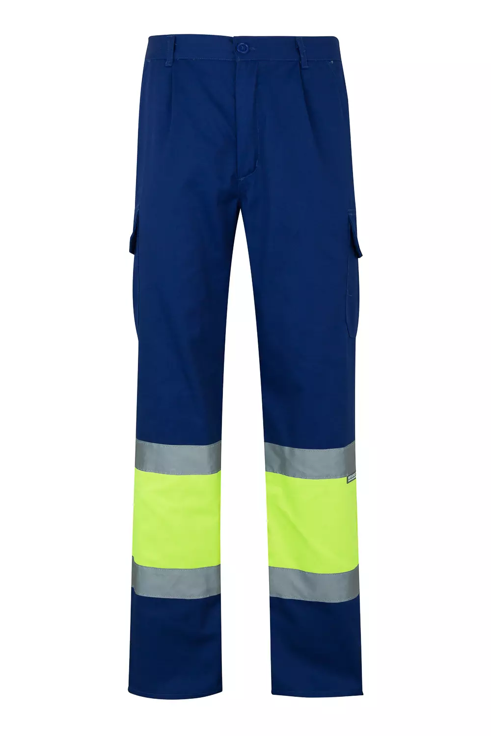 Velilla 0157-09-20, Warnschutz-Hose, Königsblau/Warngelb