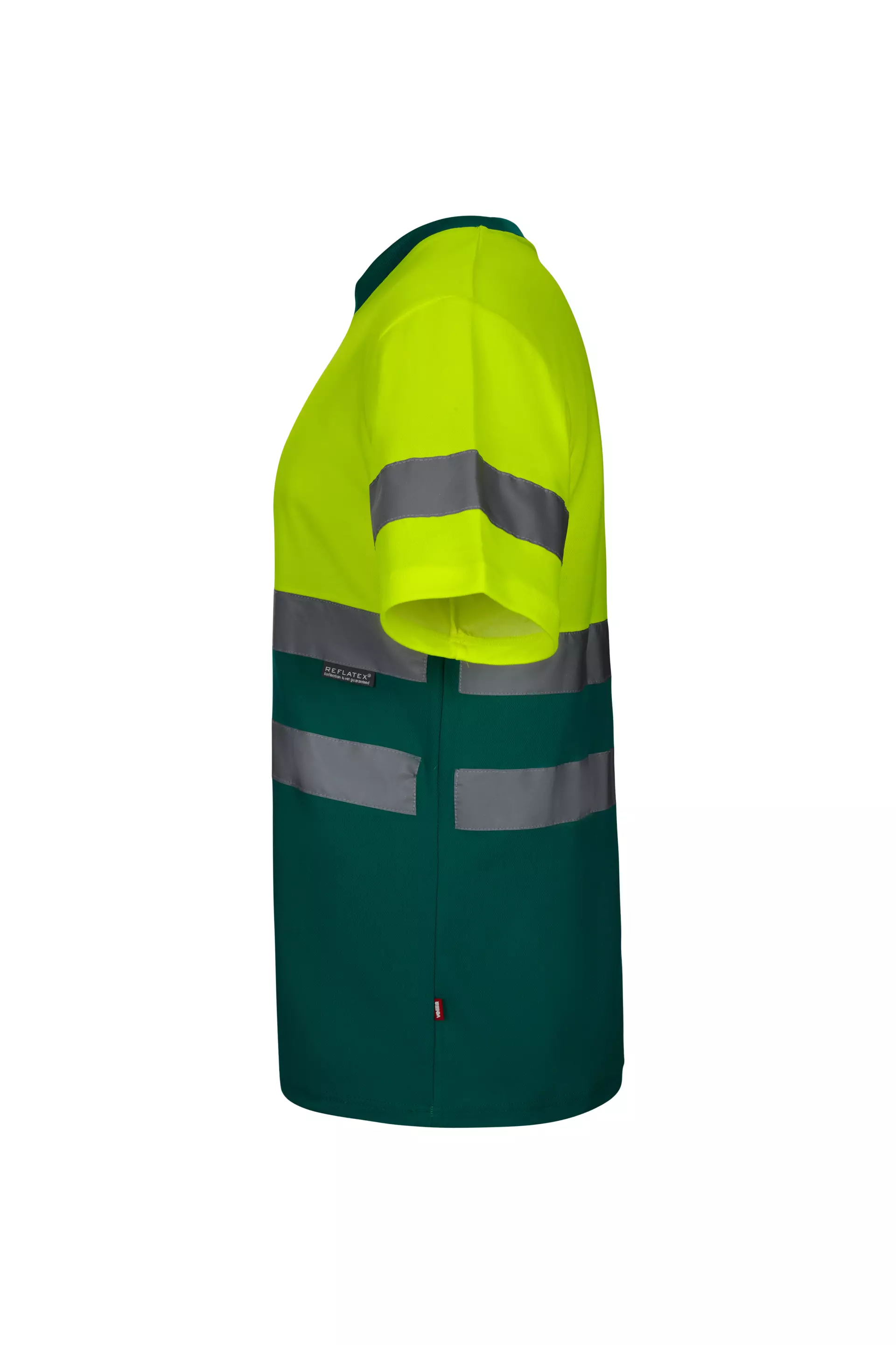 Velilla 305613-02-20-1, Warnschutz-Kurzarm-T-Shirt, Grün/Warngelb, image 3