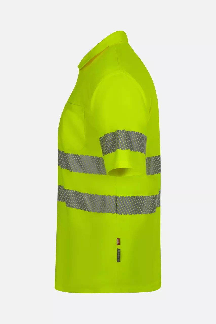 Velilla 305532-20-2, High-Vis Polo Shirt, Size 4XL/5XL, Hi-Vis Yellow, image 3, gallery thumbnail