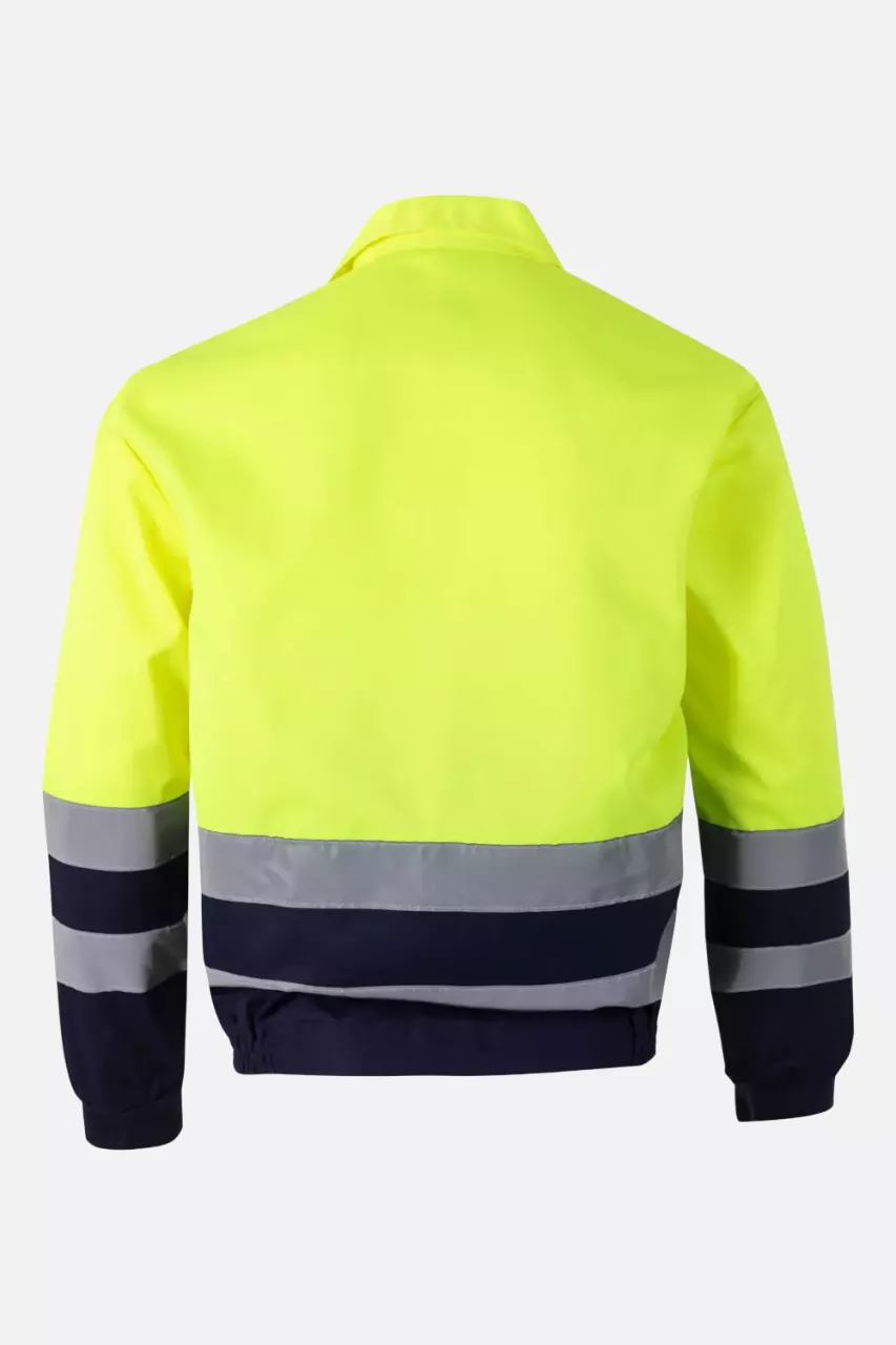Velilla 0153-01-20-2, High-Vis Jacket, Size 4XL/5XL, Marine Blue/High-Vis Yellow, image 2, gallery thumbnail