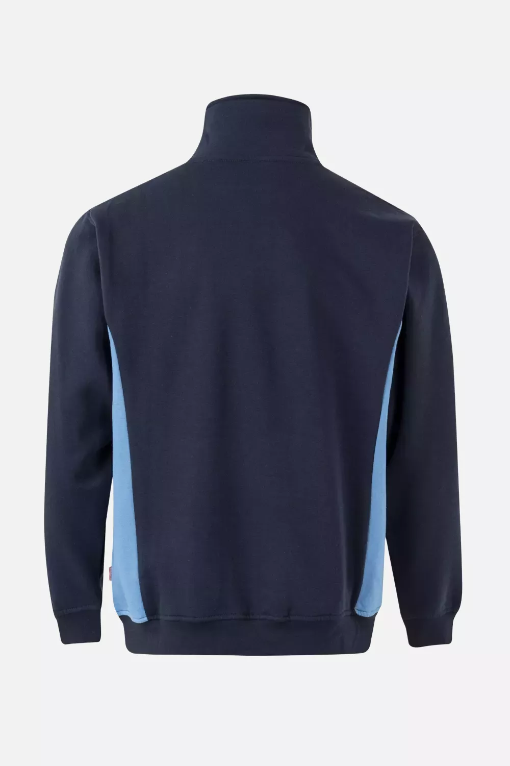 Velilla 105704-61-05, Work Sweatshirt, Navy Blue/Sky Blue, image 4
