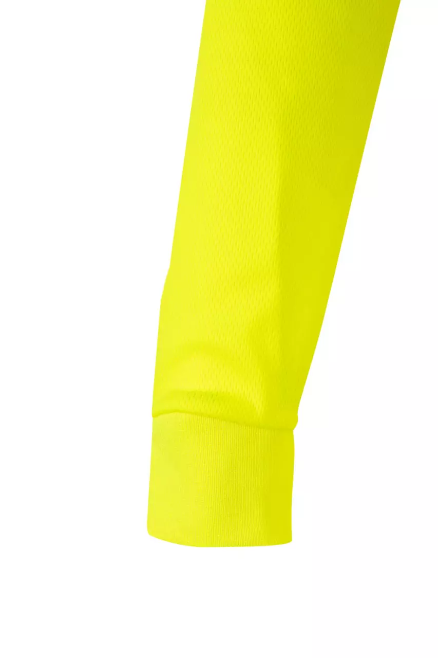 Velilla 174-20, Warnschutz-Langarm-Poloshirt, Warngelb, image 4, gallery thumbnail