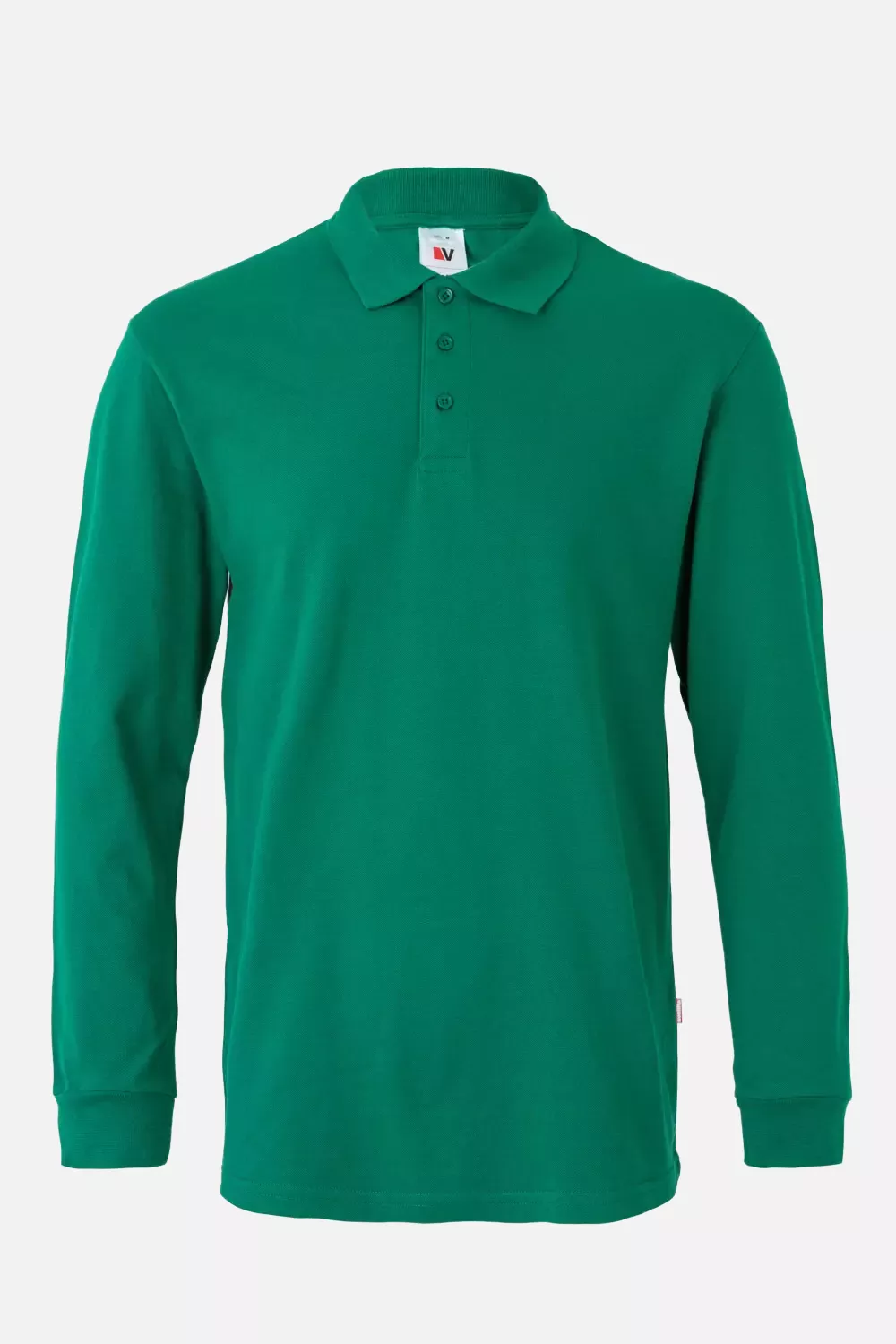 Velilla 105503-02, Long Sleeved Polo Shirt, Green, image 1