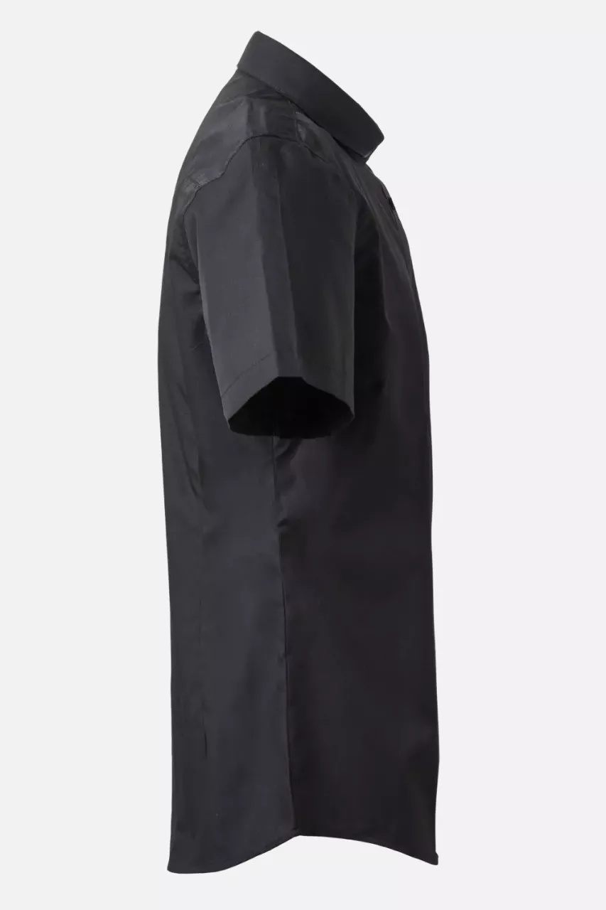 Velilla 405010-00, Short-Sleeved Work Shirt, Black, image 4, gallery thumbnail