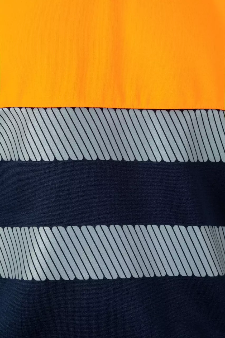 Velilla 305703-61-19, High-Vis Sweatshirt, Navy Blue/Hi-Vis Orange, image 6, gallery thumbnail