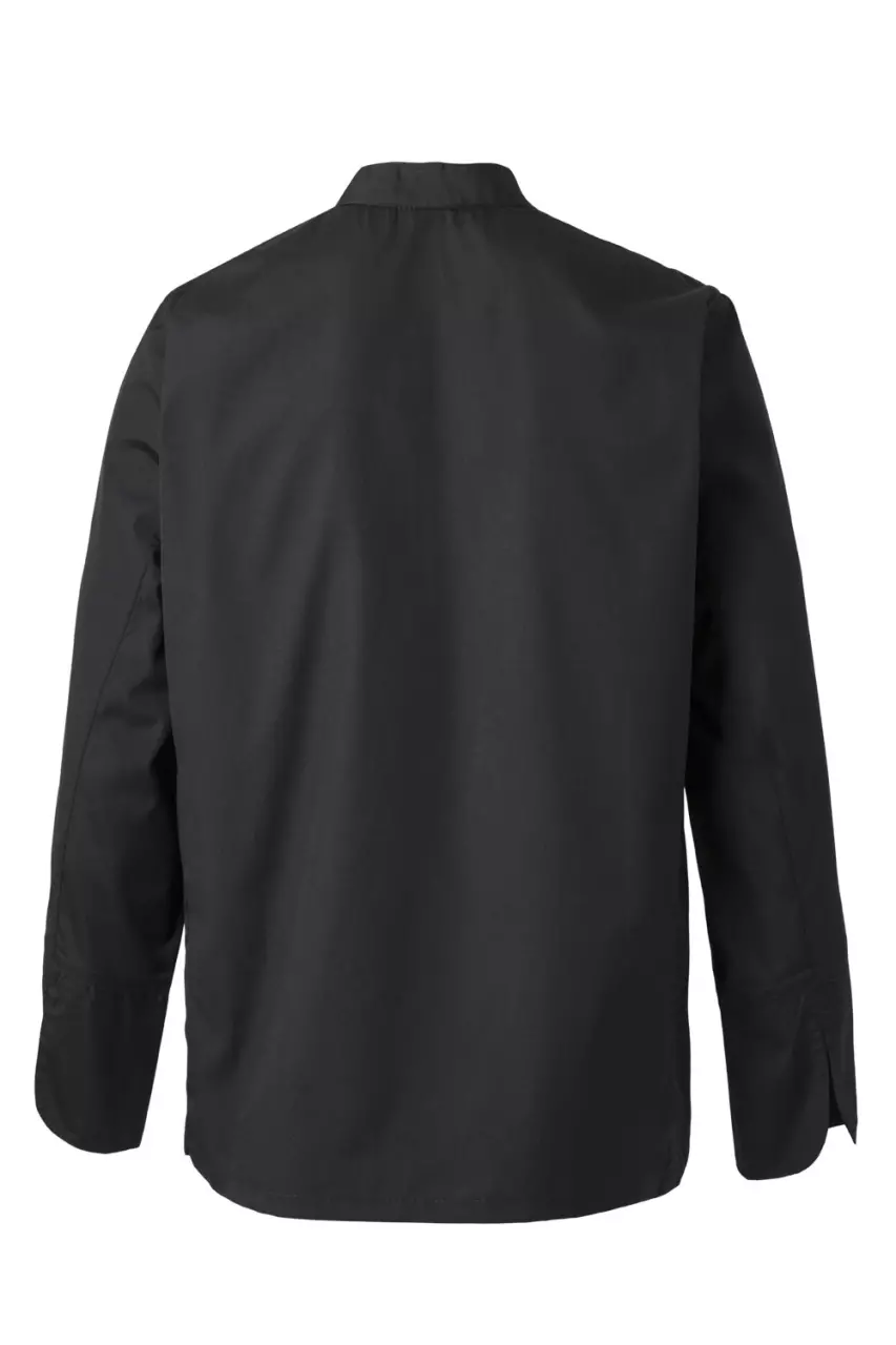 Velilla 434-00, Long Sleeved Chef Jacket, Black, image 4, gallery thumbnail