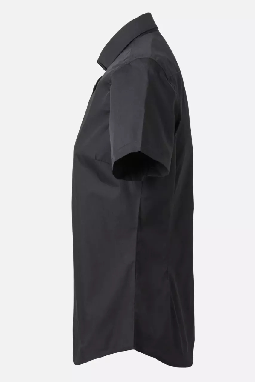 Velilla 405010-00, Short-Sleeved Work Shirt, Black, image 3, gallery thumbnail