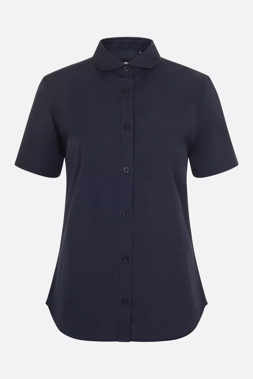 Velilla 405010-61, Short-Sleeved Work Shirt, Navy Blue, image 1, gallery thumbnail