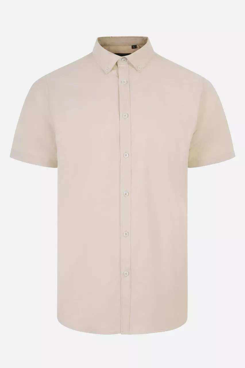 Velilla 405024S-47, Short-Sleeved Work Shirt, Light Beige, image 1, gallery thumbnail