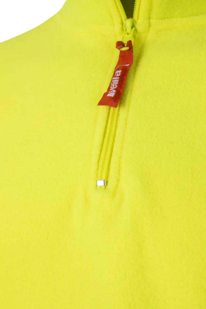 Velilla 0182-01-20, High-Vis Fleece Jacket, Marine Blue/Hi-Vis Yellow, image 4, gallery thumbnail