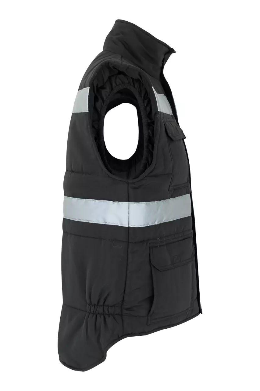 Velilla 205904-00, Padded Work Vest, Black, image 6, gallery thumbnail