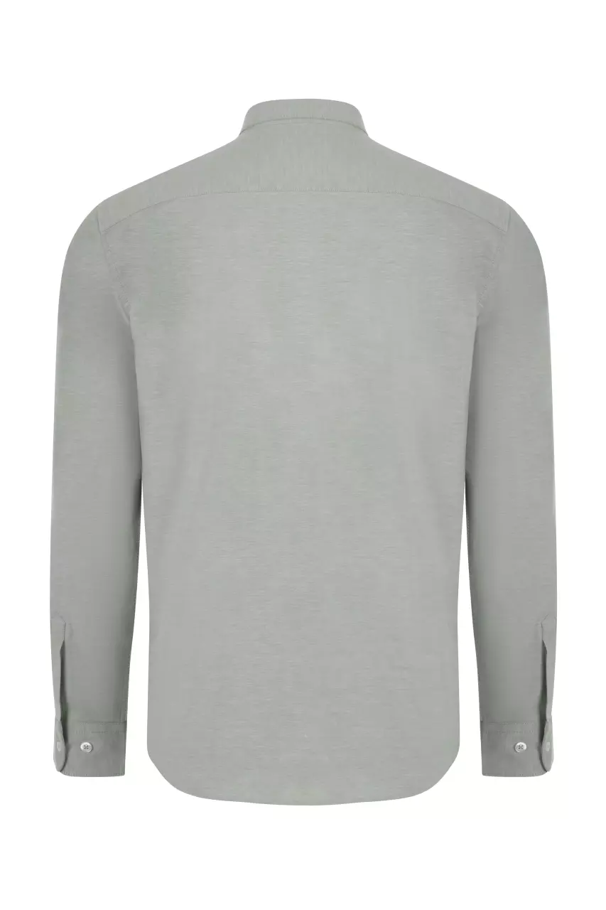 Velilla 405004S-35, Work Shirt, Light Olive Green, image 2, gallery thumbnail