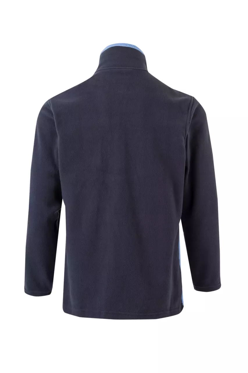 Velilla 201504-61-05, Fleece Jacket, Navy Blue/Sky Blue, image 2, gallery thumbnail