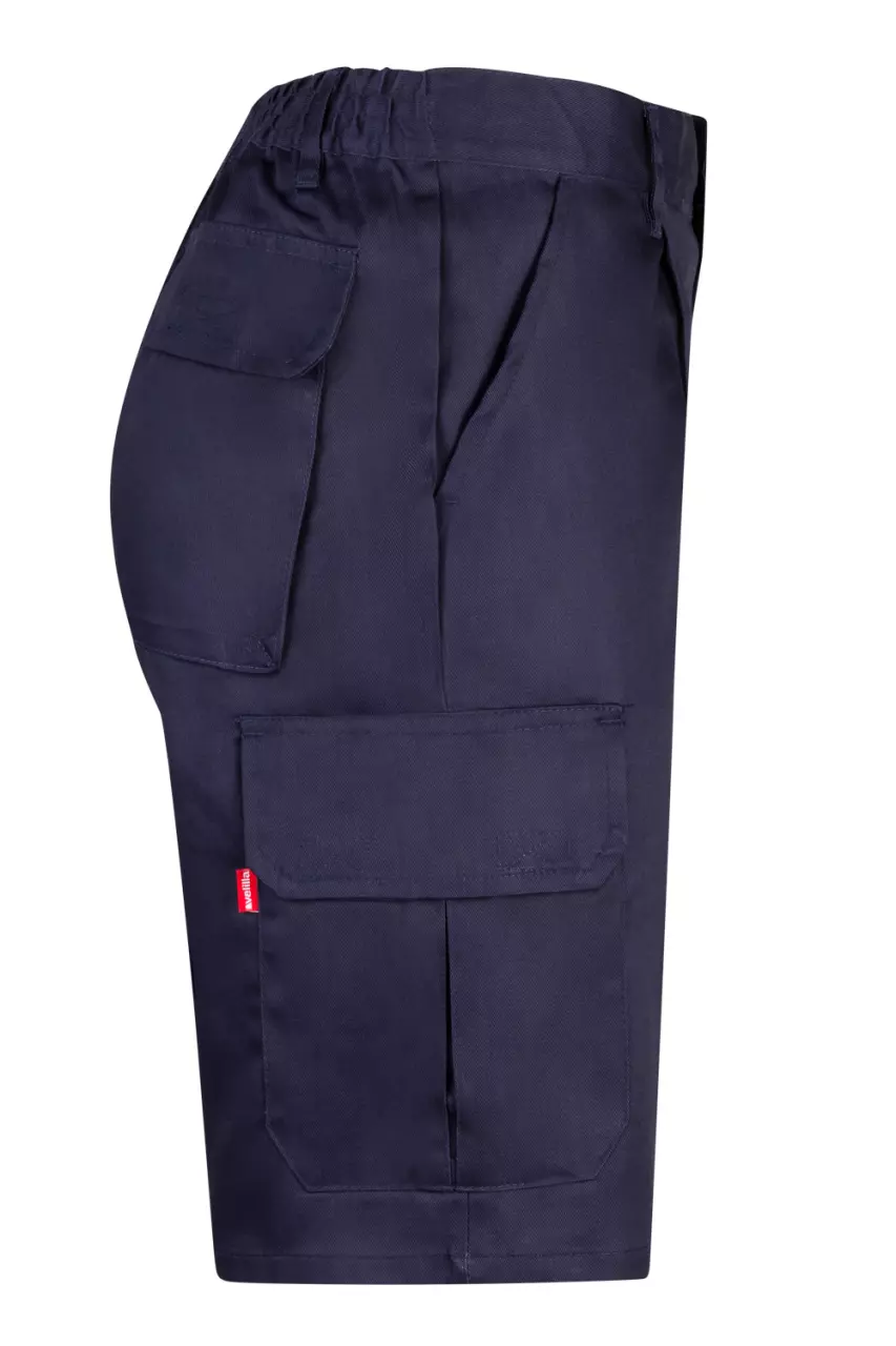 Velilla 344-01, Work Shorts, Marine Blue, image 2, gallery thumbnail